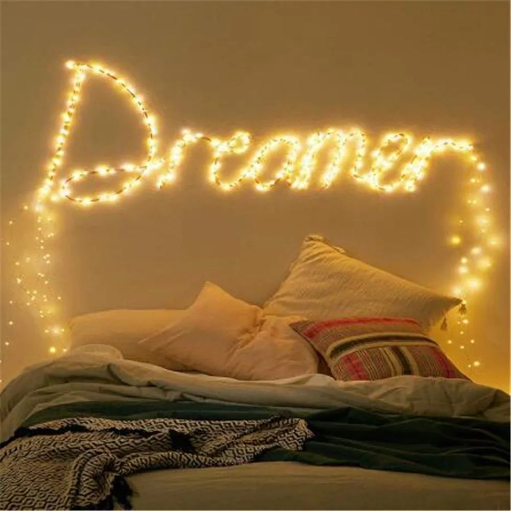 LED Night light Desk Decoration Light Night Lamp Battery Operated LED String light For Festival Wedding Holiday home light