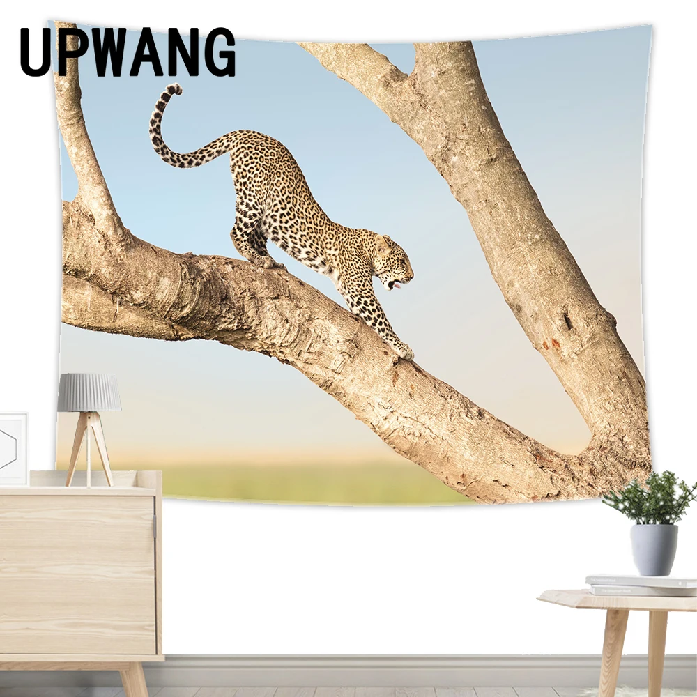 

Leopard Tapestry Wall Hanging Sandy Beach Picnic Rug Camping Tent Sleeping Pad Home Decor Bedspread Sheet Wall Cloth