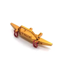 Huangbo – pièces de voiture RC ZP1001 ZP1002 ZP1003 ZP1004, mise à niveau du pare chocs avant en métal, pièces de Modification, 4 couleurs disponibles 