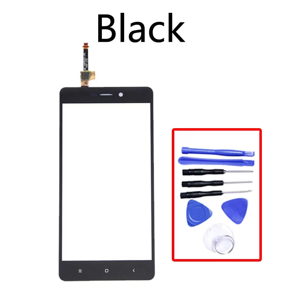 Black-With tool 5," для Xiaomi Redmi 3 3S 3X 3Pro сенсорный экран панель сенсорный ЖК-дисплей стеклянная линза Панель дигитайзер Запасные части - Цвет: Black-With tool