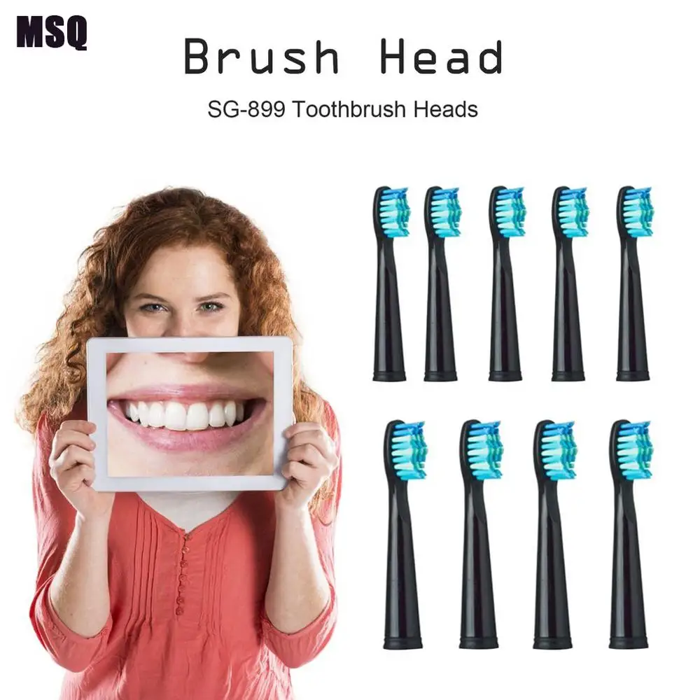 

Electric Toothbrush Heads Antibacterial Replacement Brush Heads& For SEAGO 949/507/610/659 Electric Toothbrush