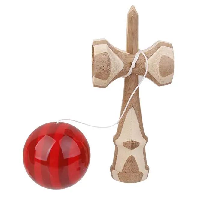 1 шт. профессиональные бамбуковые Крашеные деревянные шары Kendama умелые Jumbo Kendama Juggle игровые шары игрушки на открытом воздухе для детей - Цвет: as picture show