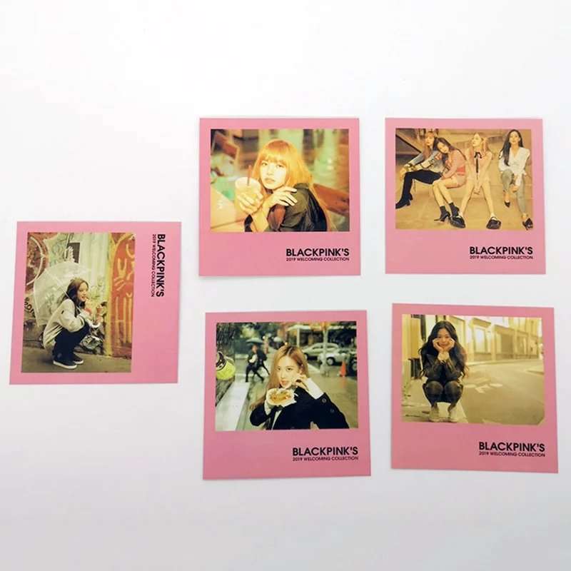 5 шт./компл. K-POP BLACKPINK альбом ломо карты Новая мода самодельные Бумага фотокарточек