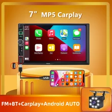 

PEERCE 2 din Car Radio 2.5D GPS carplay Multimedia Player Universal 7" audio Navigation For Volkswagen Nissan Hyundai Kia Toyota