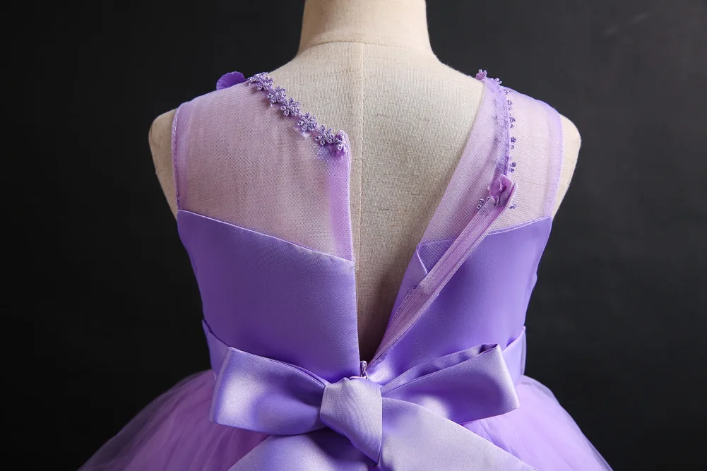 Платье для девочек, платье принцессы, Цветочная газовая юбка-пачка, Детская жилетка, юбка