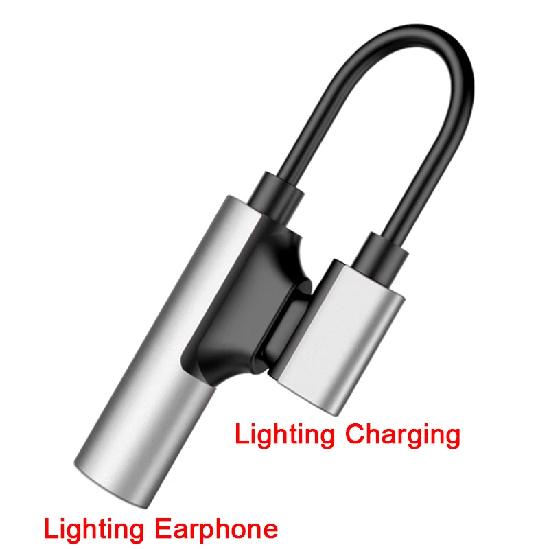 10 шт./компл. аудио адаптер Lightning/HDMI 3,5 мм зарядки вызова для Iphone 6, 8, 7 плюс XS MAX XR наушников разветвитель AUX разъем - Цвет: 2
