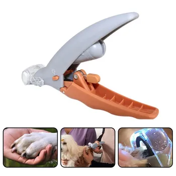 

Pet Cleaning Products Cat Dog Nail Clipper Trim Sharpener LED Lamp Magnifier Anti Cutting Blood Line