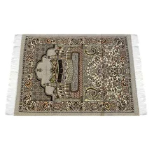 Мусульманский большой ковер, молитвенный коврик, исламское прочное Хлопковое одеяло Decoraion, покрывало для скатерти, коврик для йоги 110x70 см