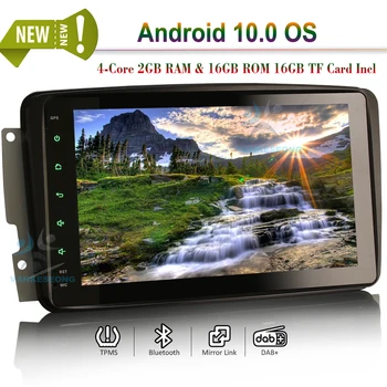 

8" Android 10.0 Autoradio Car GPS Navigation with WiFi 4G OBD TPMS DVR DAB+ DSP CarPlay+ for Mercedes Benz W203 W209 Vito W639