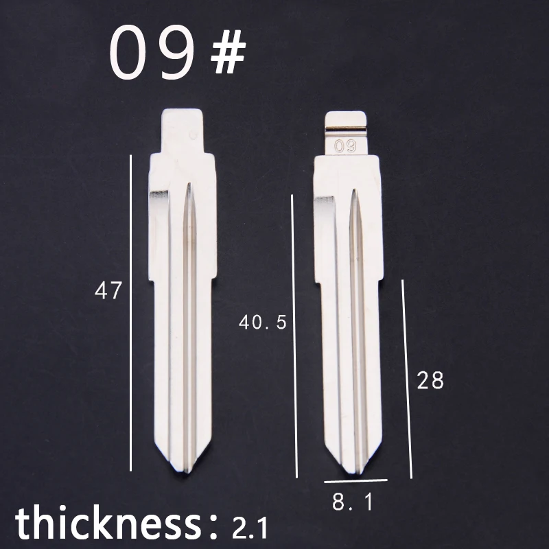 06# 09# 17# 19# 47# 49# 56# 83# 15# 18# 20# 31# Key Blade Car key embryo Car Key Embryo replacing the key head for lada