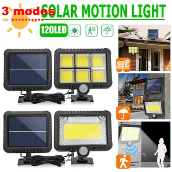 

120/100 LEDs Solar lamp Wireless PIR Motion Sensor Street light Solar Charge Outdoor Security Garden Night Decoration Luminaria