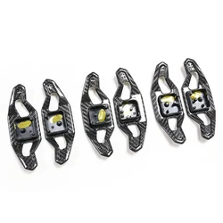 Recambio de fibra de carbono para palanca de cambios de volante de Audi, accesorios de coche para A3, S3, 8V, A4, S4, RS4, A5, S5, RS5, B7, B8, B9, TT, TTS, TTRS, R8