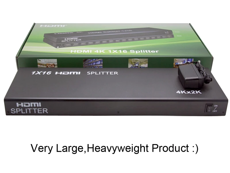 4k x 2k 1080P 60 Гц 4K 30 Гц 1x16 HDMI разветвитель 1 до 16 дисплей HD видео конвертер HDMI распределитель процессор ноутбук ПК к ТВ HD tv