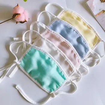 

10Pcs Children's Mouth Mask pure cotton 6-layer gauze dust soft safe hygienic breathable Mouth Mask reusable adjustable earloop