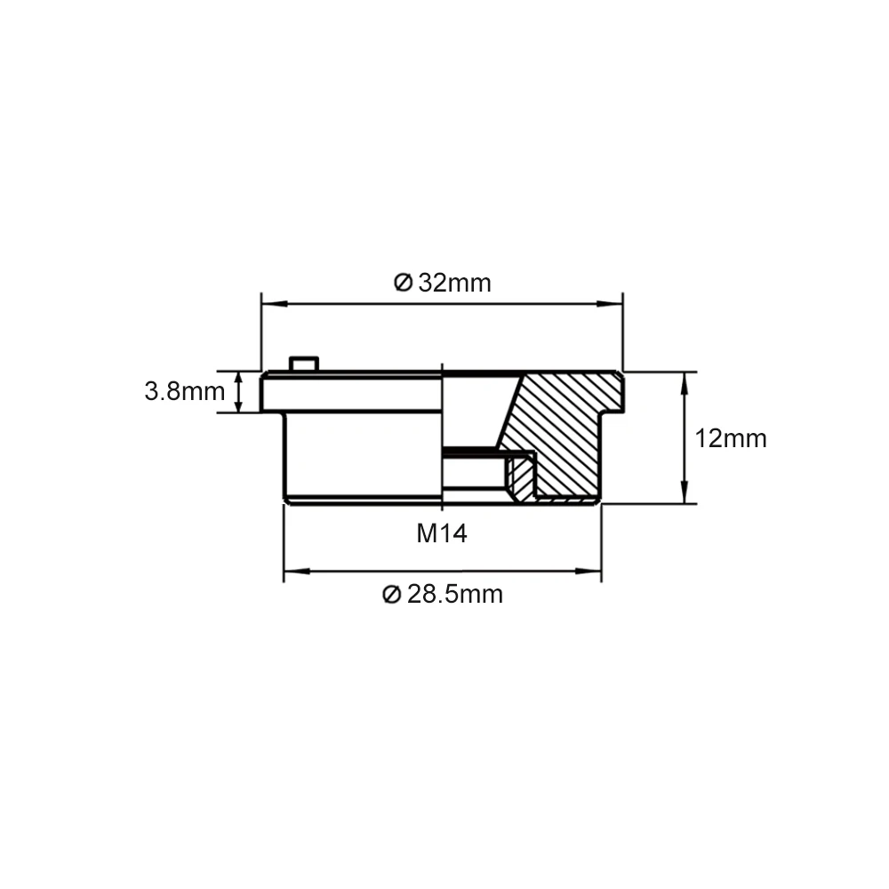 Laser Ceramic for Raytools Bodor Fiber Laser Cutting Head Nozzle Holder Dia.32mm laser machine spare parts laser nozzle holder ring
