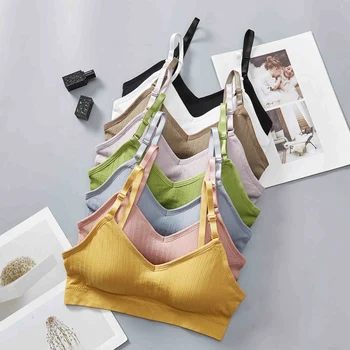 

Sexy Hollow Back Tube Tops Adjustable Bras Sexy Lingeires Women Padded Push Up Tube Bras