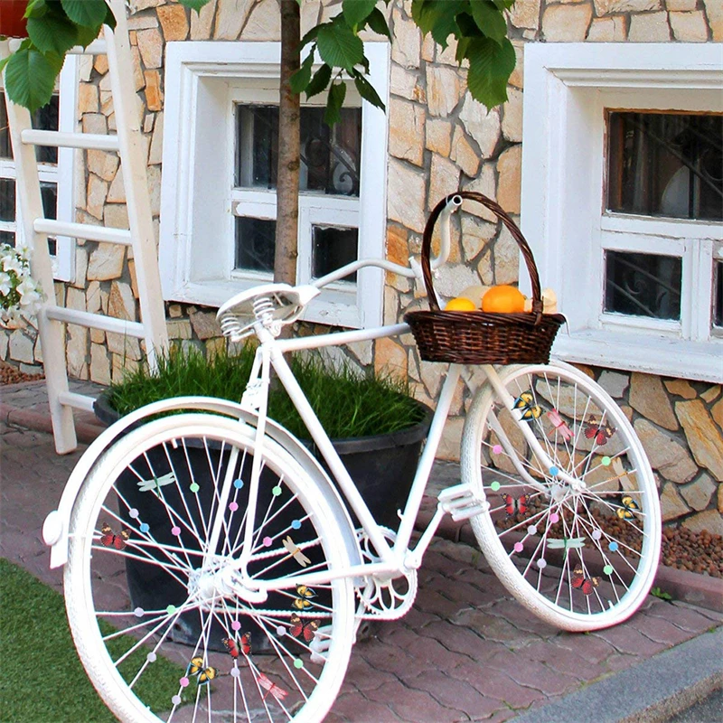 Luminous Bicycle Wheel Spoke Plastic Colorful Wrap Tubes Decor Bicycle Accessories 1 Pack