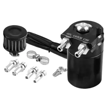 

300ML Oil Can Tank with Air Filter Ventilator Car Modification Accessories