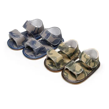 

Toddler Walking Shoes Babies PU Soft-soled Camouflage Beef Tendon Bottom Shoes EU US Explosion Children's Footwear For Infants