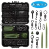 300Pcs/Box Carp Fishing Tackle Kit Including Anti Tangle Sleeves Hook Stop Beads Boilie Bait Screw Rolling Swivel Snaps ► Photo 1/6