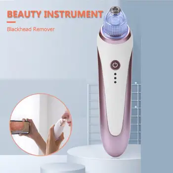 

Facial Vacuum Suction Blackhead Remover Pore Cleaner Acne Pimple Removal Care Ordinary Design Operation Conveninently