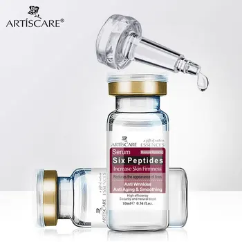 Sei peptide Crema anti rughe invecchiamento idratante sbiancamento lifting del viso essenza riparazione della pelle viso liquido argireline siero 10ml