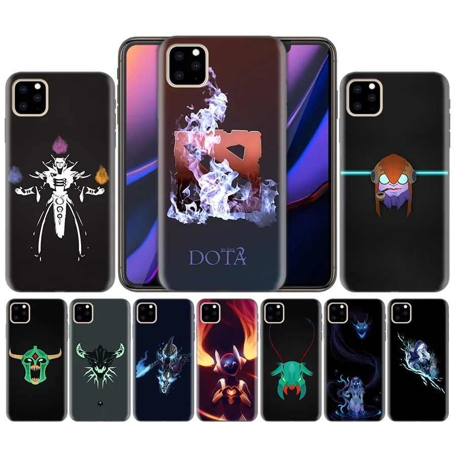 

Silicone Phone Case Cover For iphone XR XS Max X 7 8 6 6S Plus 11 11Pro Max 5 5S 5C SE 7Plus 8Plus Dota 2 Game Fundas Capa Case