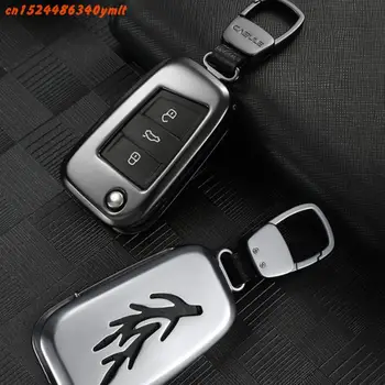 

High-quality aluminum alloy Car key case For Volkswagen Teramont/Atlas 2016 2017 2018 2019,Car-Styling