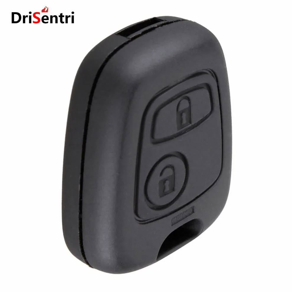 

Black 2 Remote Buttons Key Blade Fob Case Replacement Shell Cover for PEUGEOT 106 107 206 207 307 406 407 New Listing