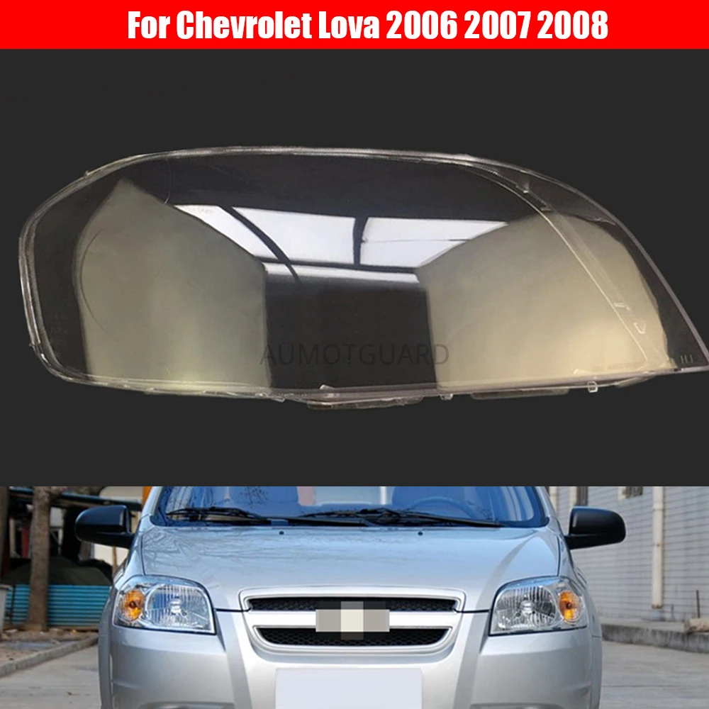 

Car Headlamp Lens For Chevrolet Lova 2006 2007 2008 Car Replacement Auto Shell Cover