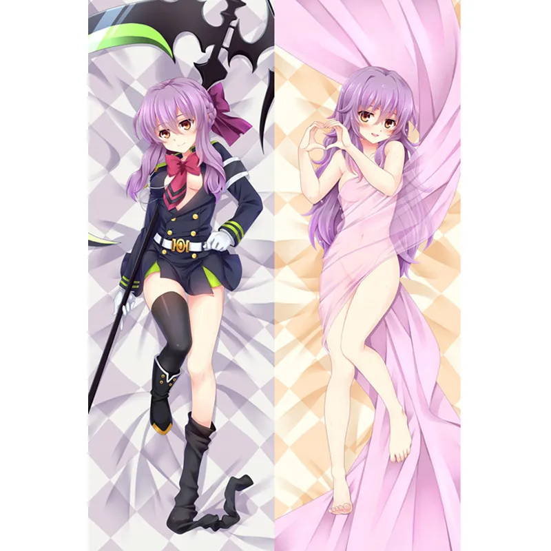 Peach skin Новое поступление Аниме Seraph of the end Наволочки Dakimakura Чехол сексуальная девушка 3D двухсторонняя постельные принадлежности обниматься тела Чехол S001 - Цвет: Peach skin