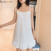 KANCOOLD, сексуальная Женская Удобная ночная рубашка, соблазнительная Пижама, ночная рубашка, сексуальная пижама, одноцветная, с открытой спиной, Женская домашняя одежда, новинка