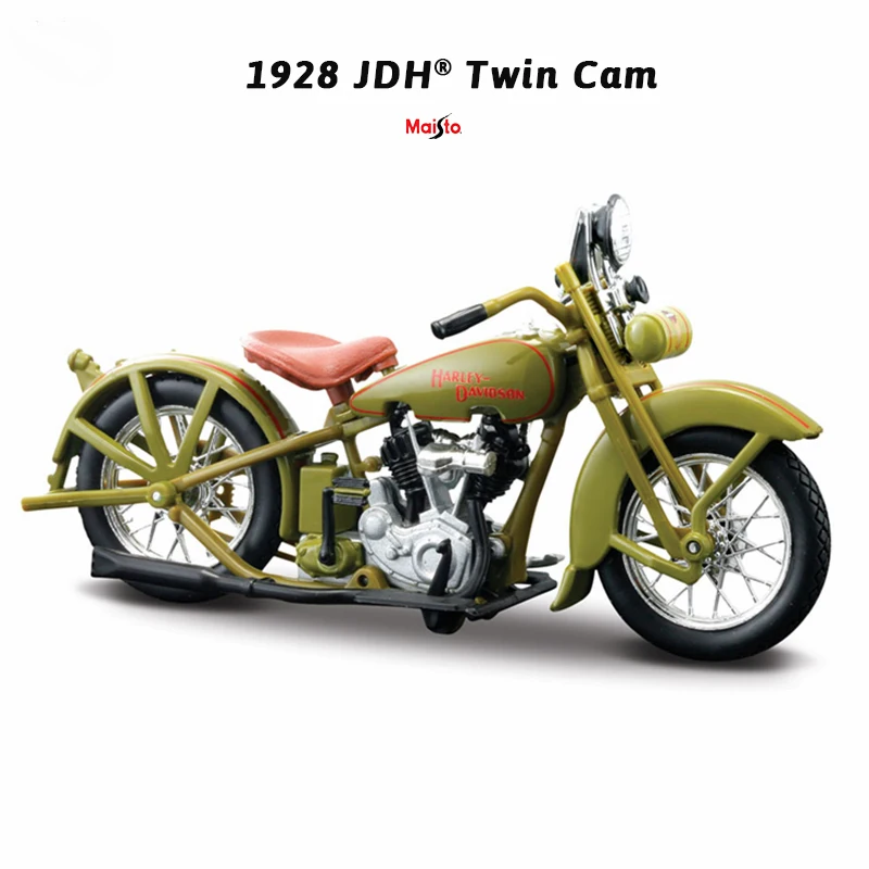 Maisto 1:18 1928 JDH Harley Davidson Twin Cam Die Cast/Plastic Series 11 In Box