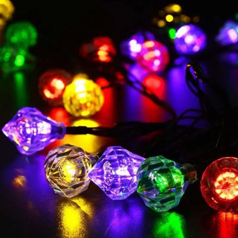 20 LEDs String Light Solar Powered Waterproof Decorative Lamp Party Holiday Home