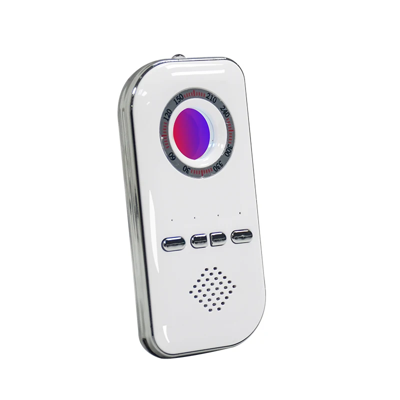 Пять в одном Мульти шпионский объектив лазерный инфракрасный сканер+ анти-потеря+ анти-кража+ дорожный Компас+ анти-поддельный светильник - Цвет: White