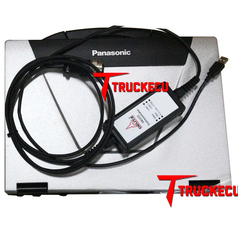 Диагностический комплект для Deutz DeCOM SerDia DEUTZ Communicator + thoughbook cf52 ноутбука HS