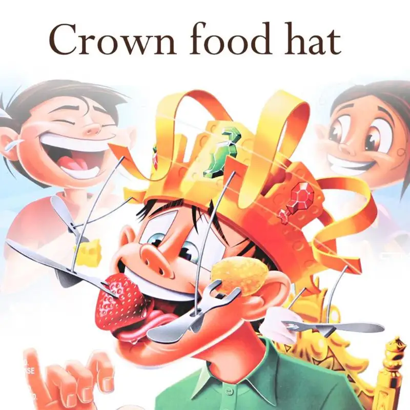 

Creative Amusing Hat Improving Practical Ability Unique Spinning Crown Snacks Food Party Play Funny Gifts Necessary Fun Toys