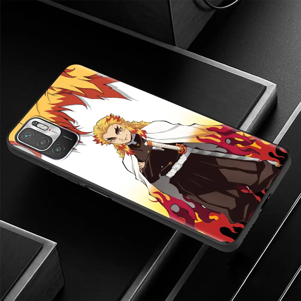 Anime Demon Slayer Cute LOVELY Case For Xiaomi Redmi Note 9S 9 8 8T 7 10 Pro Silicone Sac 9C 9A 8A 7 7A K40 Soft Phone Cover