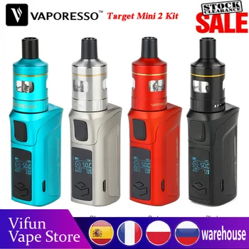 

Clearence Original 50W Vaporesso Target Mini 2 Kit with built in 2000mAh battery & 2ml VM Tank E-cig Vape kit VS Drag X /Gen S