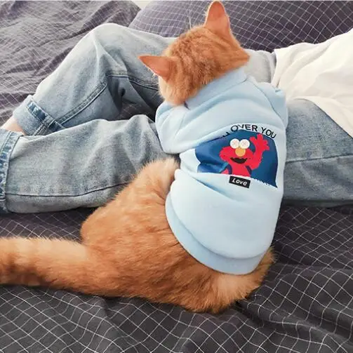 Теплая одежда для собак милый красный мультяшный дизайн панды комбинезон