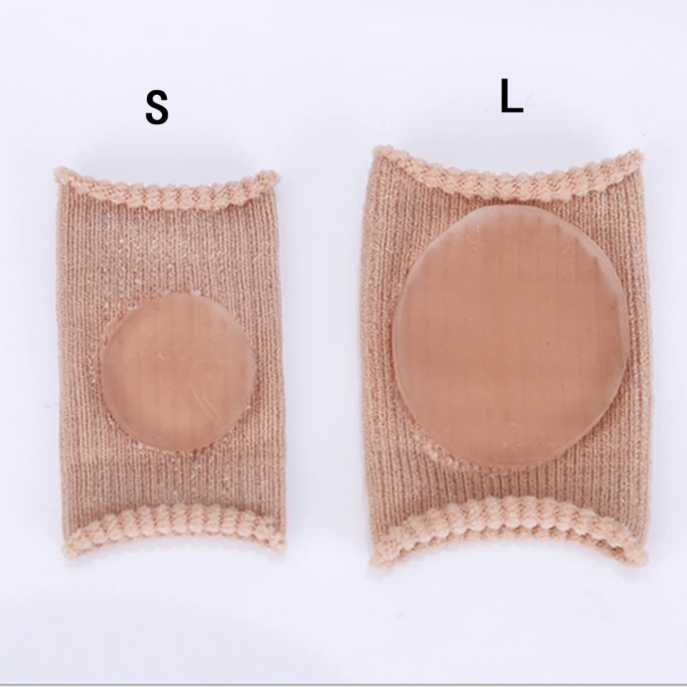 2Pcs Gel Tube Fabric Calluses Health Care Pedicure Tools Divider Bunion Adjuster Pain Relief Finger Separators Corrector Toe