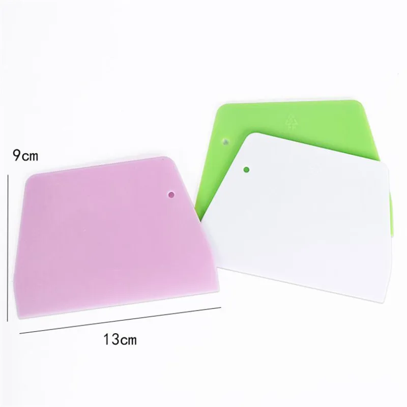 Baking Pastry Tools Plastic Spatula Dough Scraper Cake Tool Confectionery Spatula