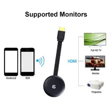 Беспроводной дисплей ключ Wi-Fi дисплей приемник 1080P HDMI HDTV палка Miracast ключ Медиа Видео стример для ios Android