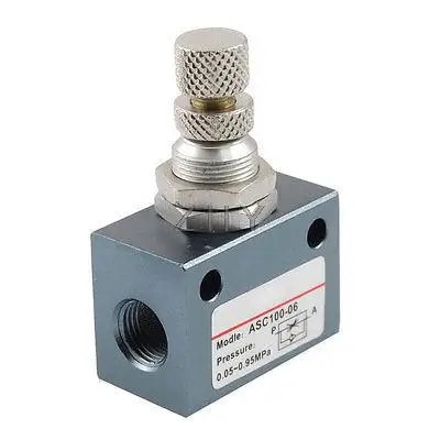 PT 1//8/" rosca diámetro de una manera válvula de control de flujo ASC100-06