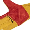 1 Pair Leather Welding Gloves Heat/Fire Resistant Mitts for Oven, Grill, Fireplace, Animal Handling Gloves with 60cm Long Sleeve 3