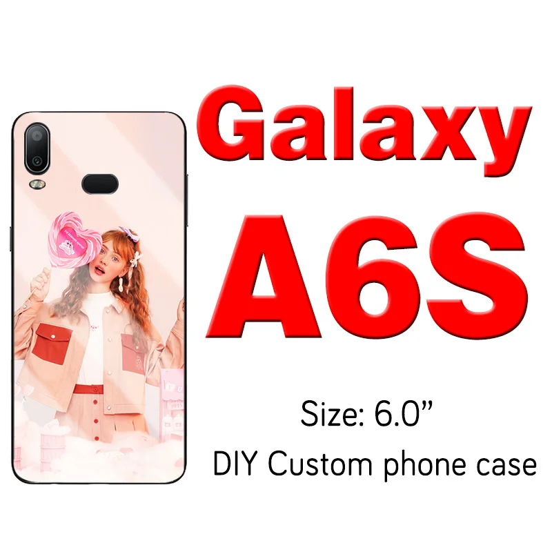 Заказанное кольцо чехол для телефона для samsung Galaxy S10 S9 S8 Примечание 10 плюс A70 A50 A40 A10 A6 M20 настроенное покрытие фоторамка - Цвет: Samsung  A6S