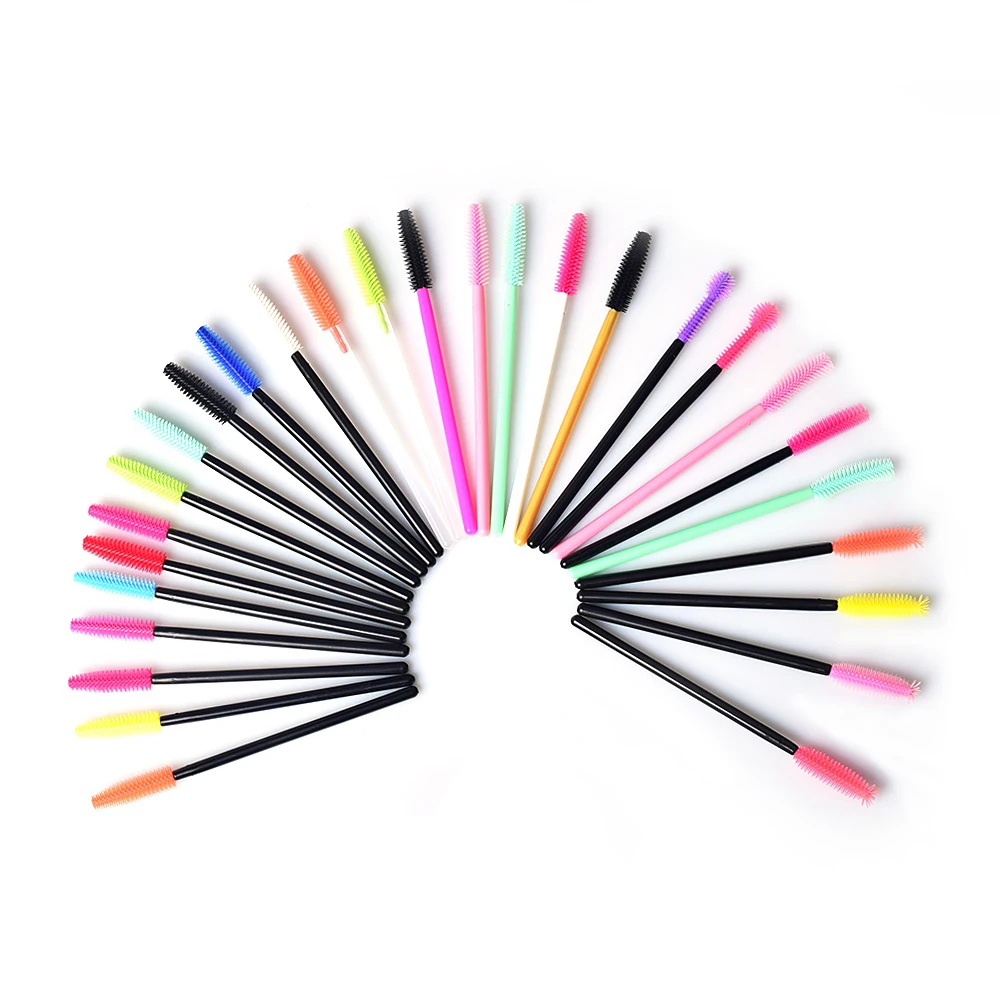 

Disposable Silicone Gel Eyelash Brush Comb Mascara Wands Eye Lashes Extension Tool Professional Beauty Makeup Tool For Women