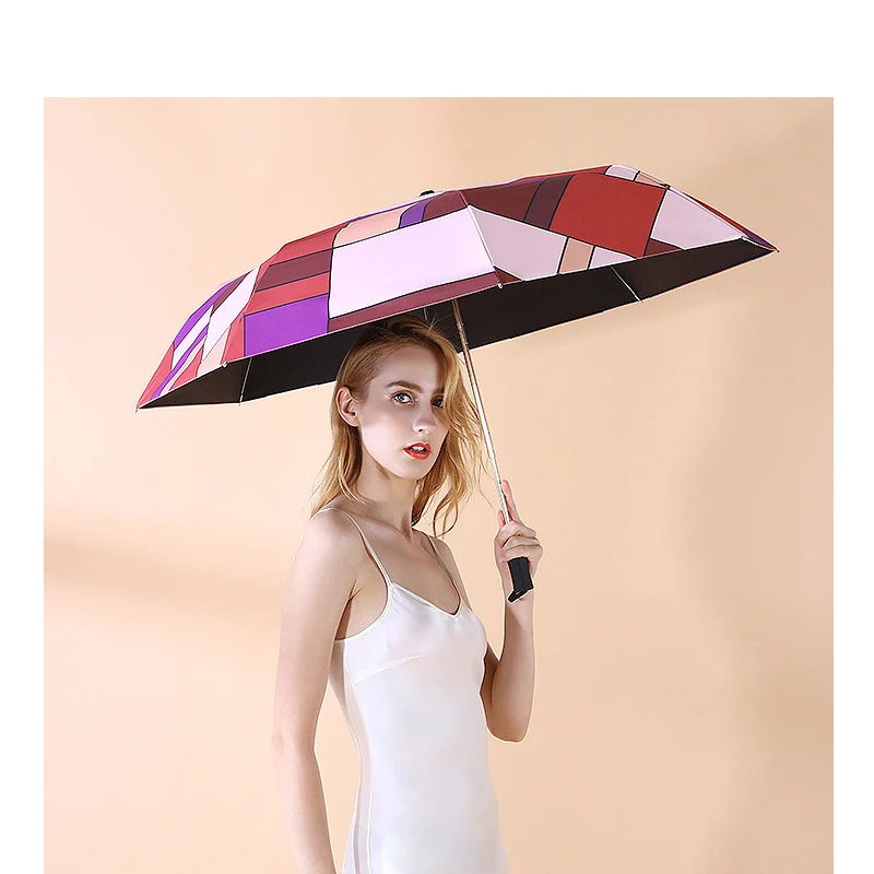 Parapluie дождь Женский Три складной зонтик зонт Анти-УФ солнцезащитные зонты путешествия бизнес Зонт дождевик зонтик sombinha