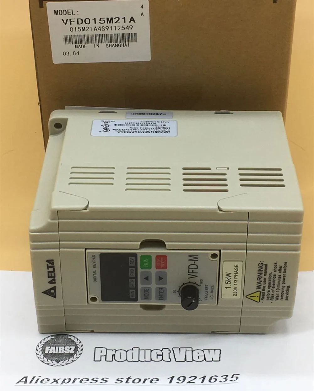 Преобразователь частоты 1,5 Вт 220 В VFD015M21A