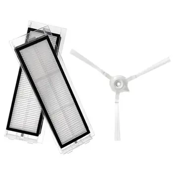 

1x Side Brush Replacement for 360 S5 S7 er Machine & 2Pcs Hepa Filter Replacement for 360 S7 Robotic